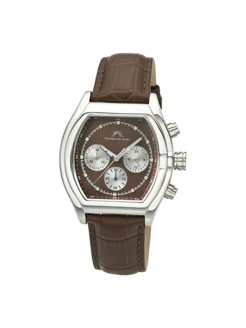 NWT Porsamo Bleu Roman Chronograph Quartz Brown Dial Men's Watch